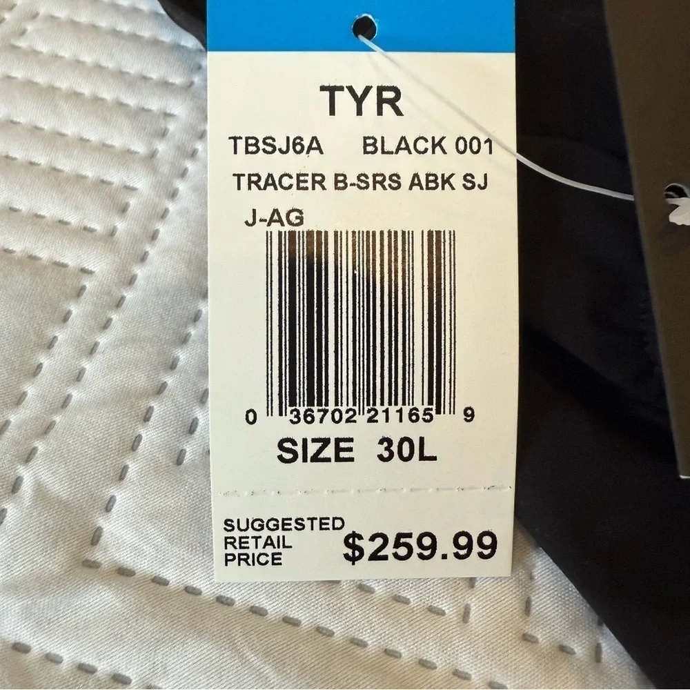 TYR Women’s Tracer B-Series Shortjohn Swimsuit Size 30L, 28 In Black